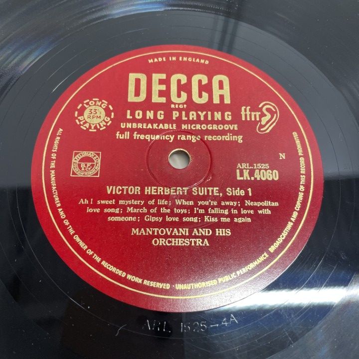 △01)【1点限り!】Mantovani And His Orchestra/Victor Herbert Suite