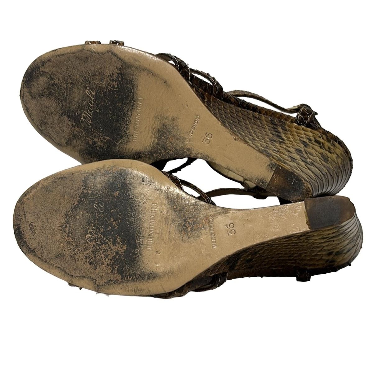 BRUNOMAGLI(ブルーノマリ) サンダル 36 レディース - ブラウン