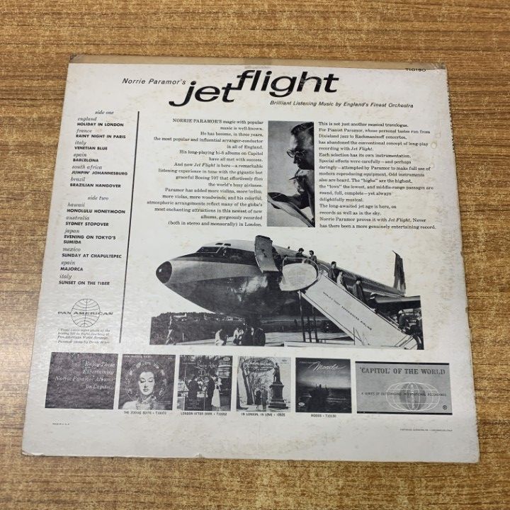 △01)【1点限り!】【見本盤】Norrie Paramor/Jet Flight/T 10190/LP