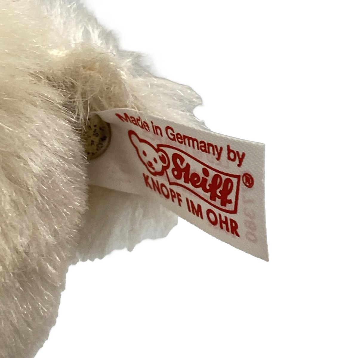 Steiff(シュタイフ) ぬいぐるみ - アイボリー×ライトパープル×マルチ