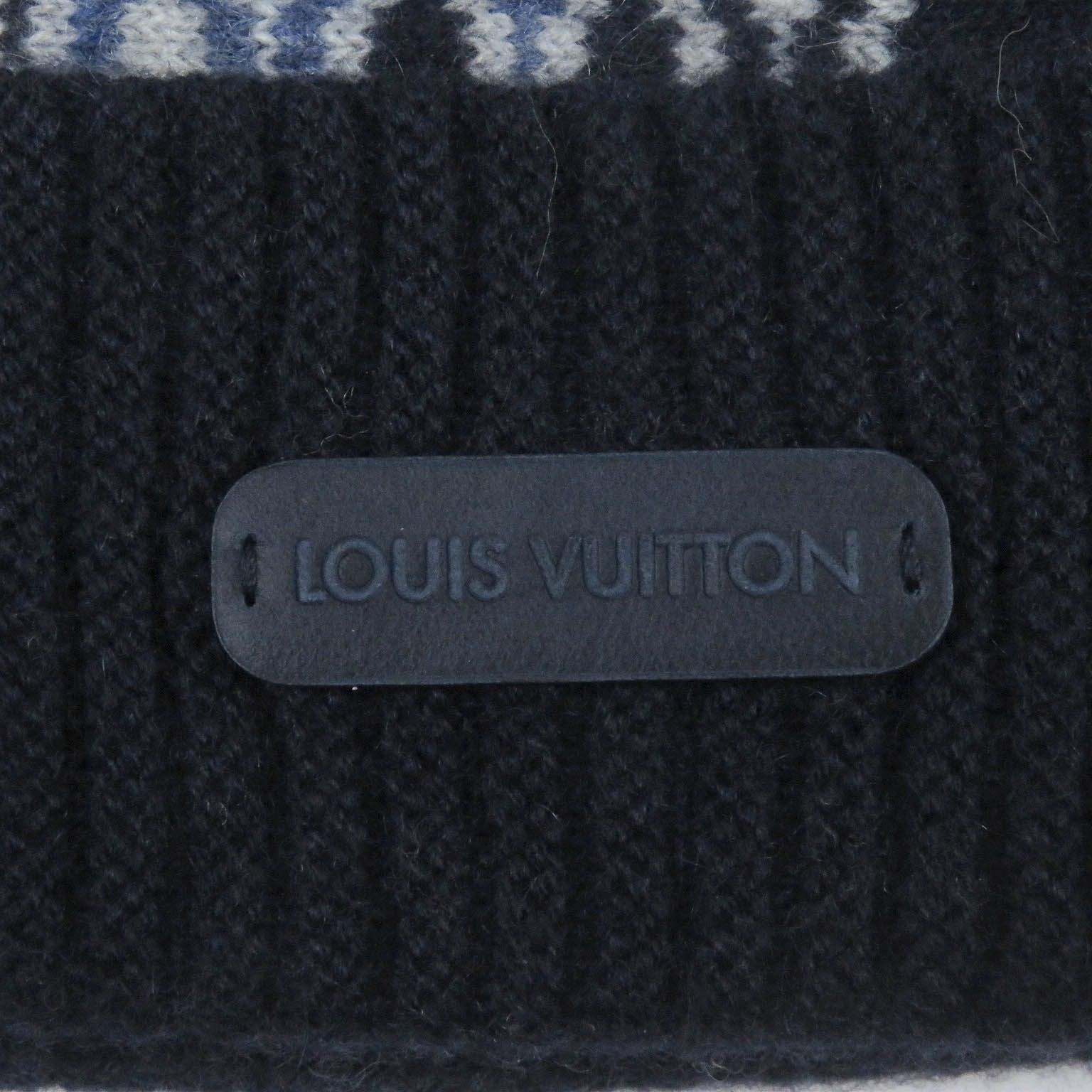 極美品□LOUIS VUITTON ルイヴィトン M70542 カシミヤ100％ レザー 