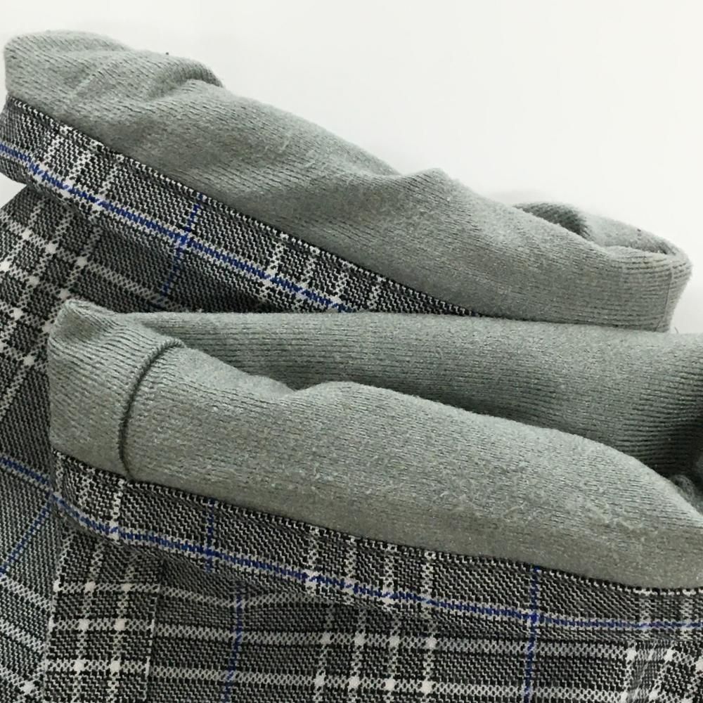 美品】マスターバニー パンツ グレー×ブルー×白 チェック 裏地付き