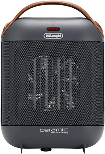  De Longhi デロンギ ファンヒーター カプスーラ -AG セラミックヒーター 足もと 手さき イタリアンデザイン コンパクト 薄型 ハイパワー 送風機能 取り外し フィルター ブラック デロンギファミ e 5 c 7961 その他 キッチン 食器