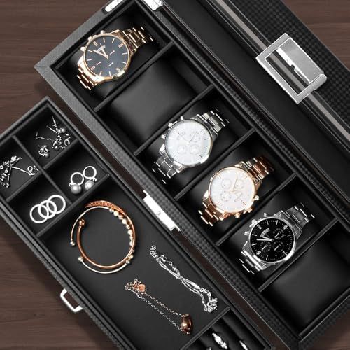 新品】腕時計ケース 6本 腕時計収納ボックス 高級 時計 コレクション