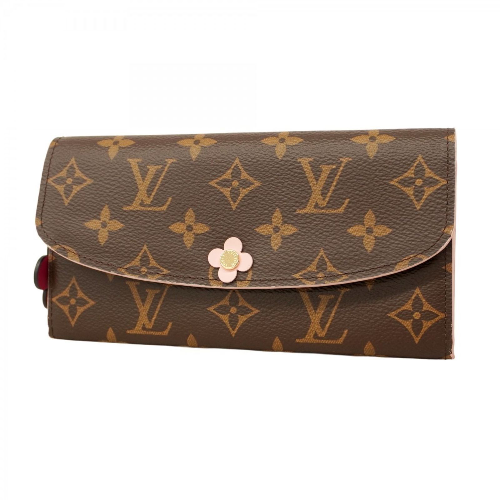 ※値下げ※ LOUIS VUITTON ポルトフォイユ　エミリーフラワーチャーム ルイ・ヴィトン(Louis Vuitton) ルイ・ヴィトン 長財布 ポルトフォイユ