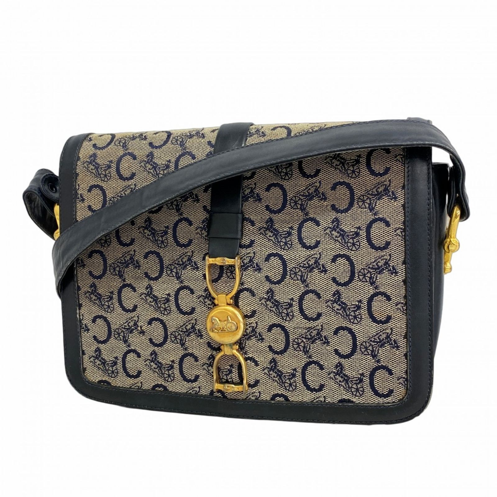 セリーヌ(Celine) セリーヌ ショルダーバッグ Cマカダム 馬車金具