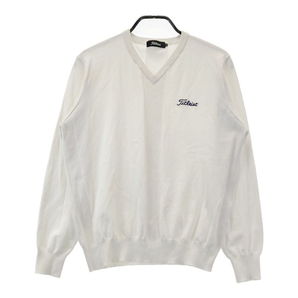 サイズ：L TITLEIST タイトリスト 2022年 Vネック ニットセーター