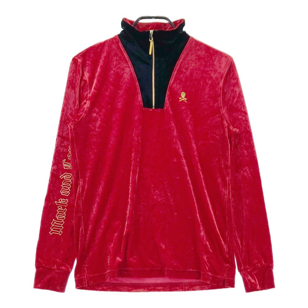 サイズ：44 MARK&LONA マークアンドロナ ハーフジップ 長袖Tシャツ