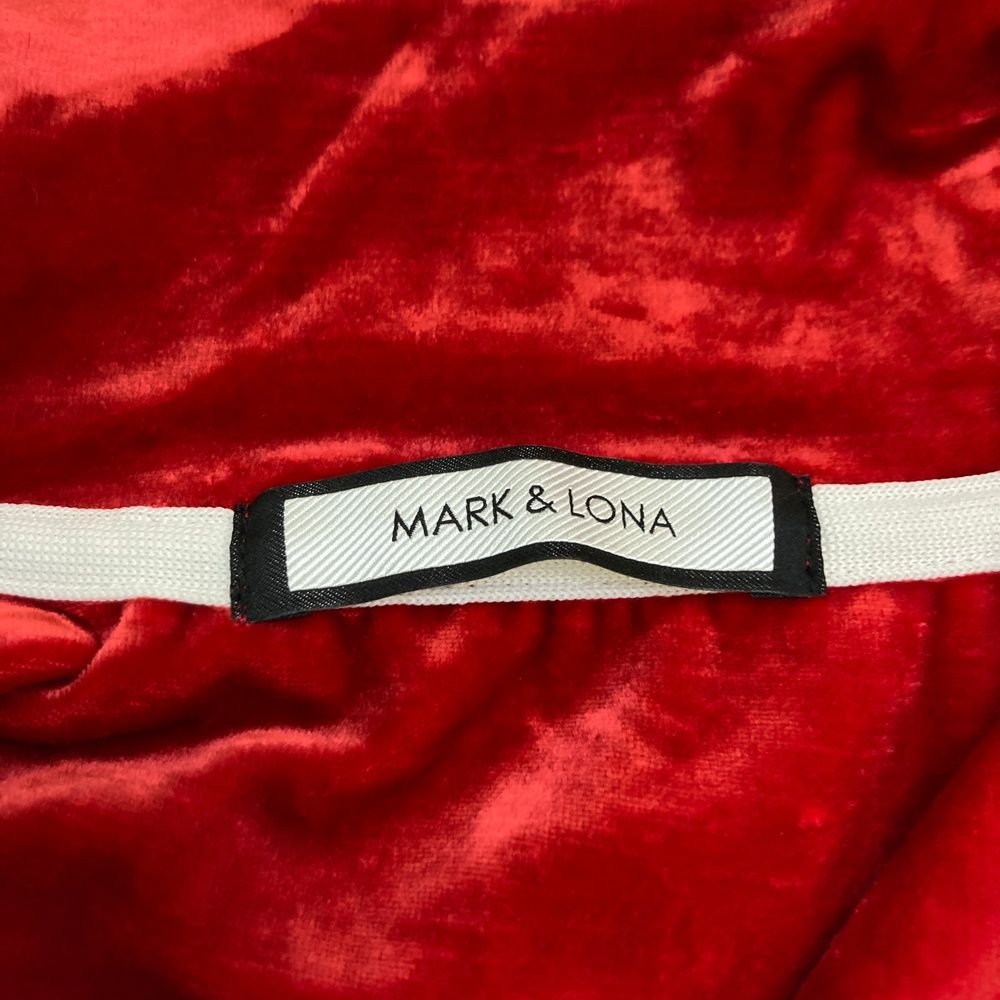 MARK&LONA マークアンドロナ ハーフジップ 長袖Tシャツ ベロア 44 サイズ：44 MARK&LONA マークアンドロナ ハーフジップ 長袖Tシャツ