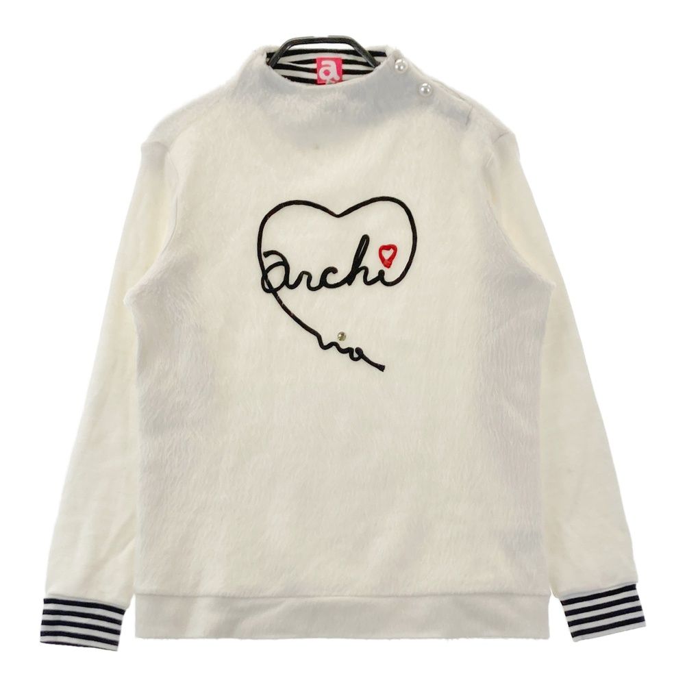 サイズ：38 ARCHIVIO アルチビオ 切替ニットセーター ウール混