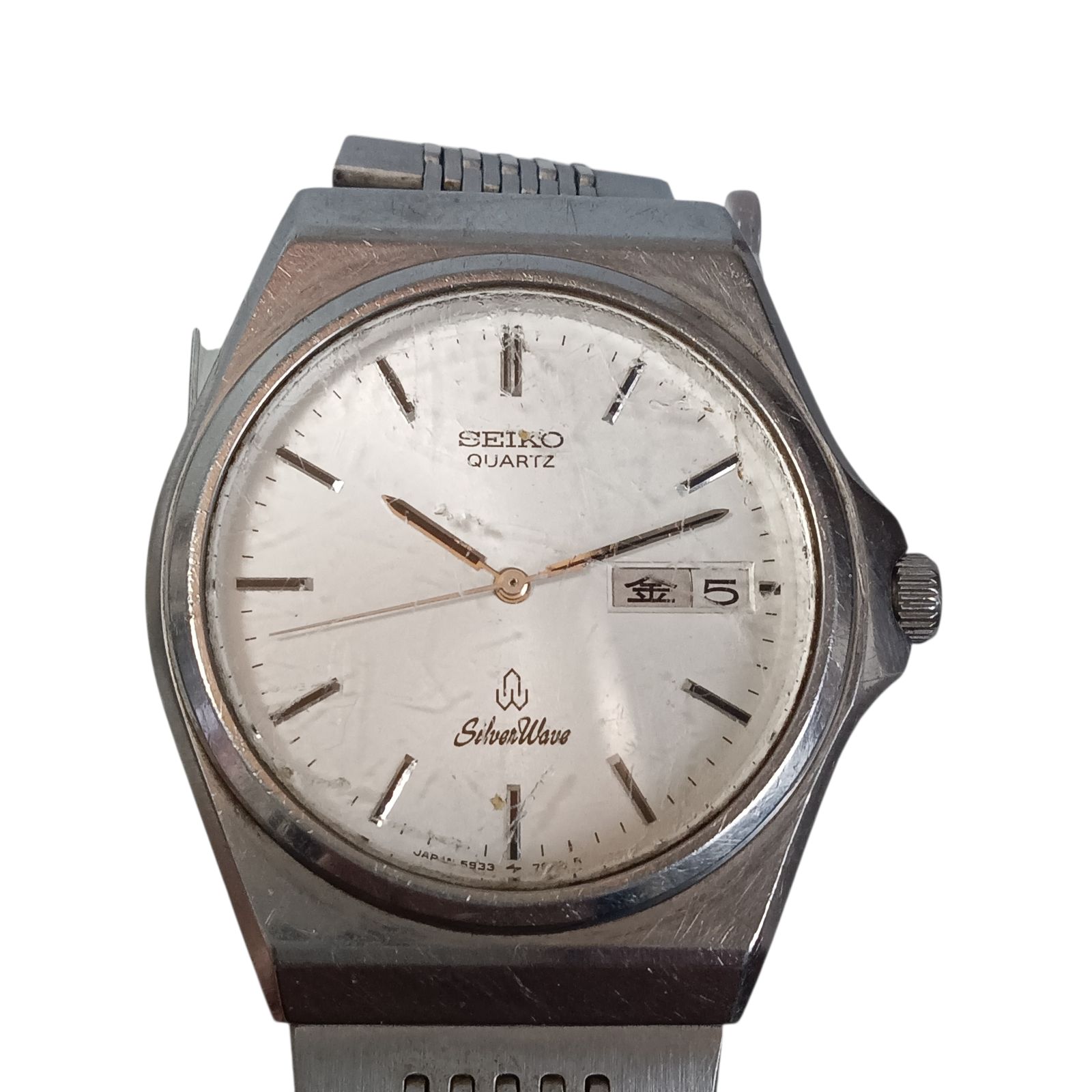 稼働 良品】1205-3 SEIKO Silver Wave セイコー シルバーウェーブ 5933