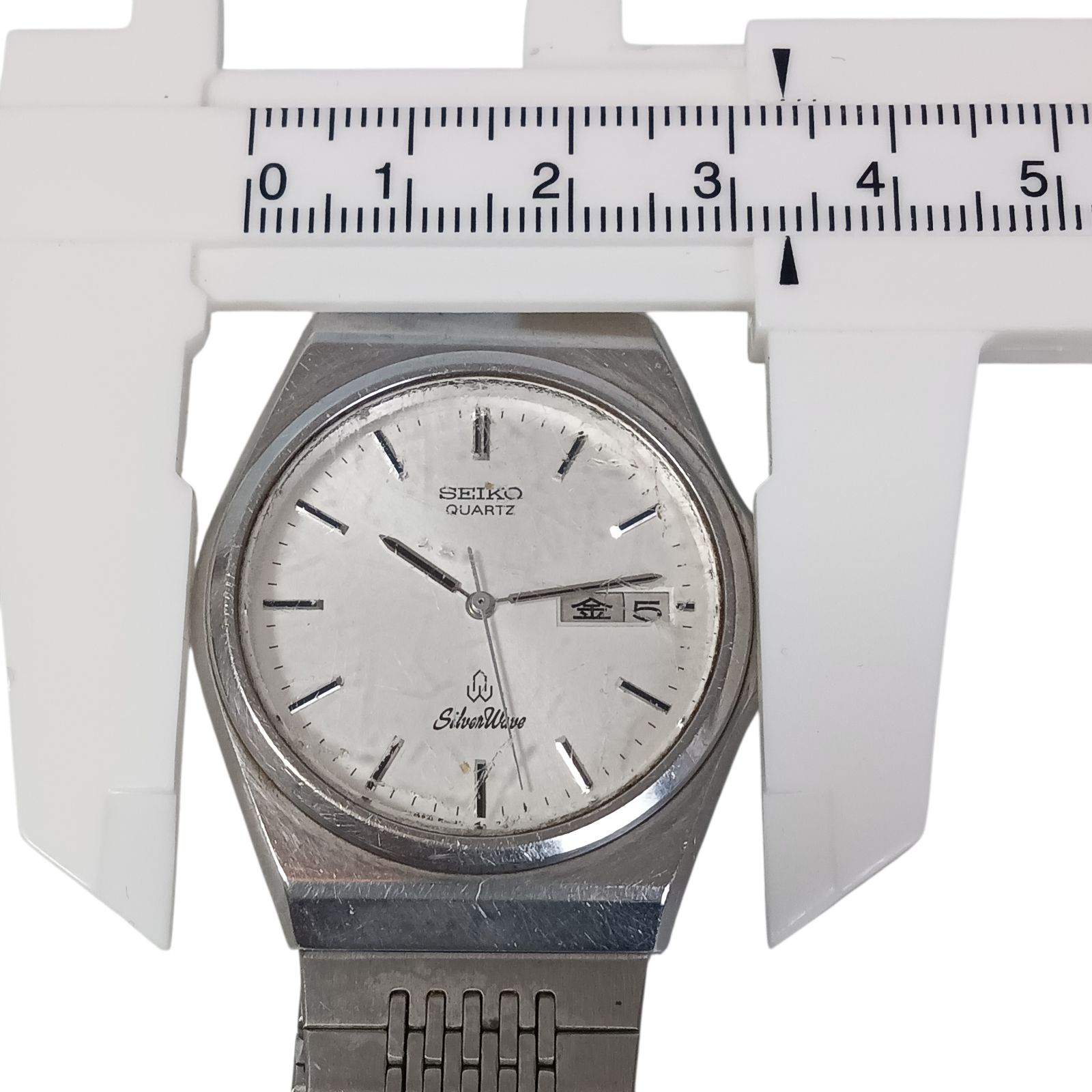 【稼動品】SEIKO シルバーウェーブ　クォーツ 時計 ステンレス 稼働 良品】1205-3 SEIKO Silver Wave セイコー シルバーウェーブ 5933