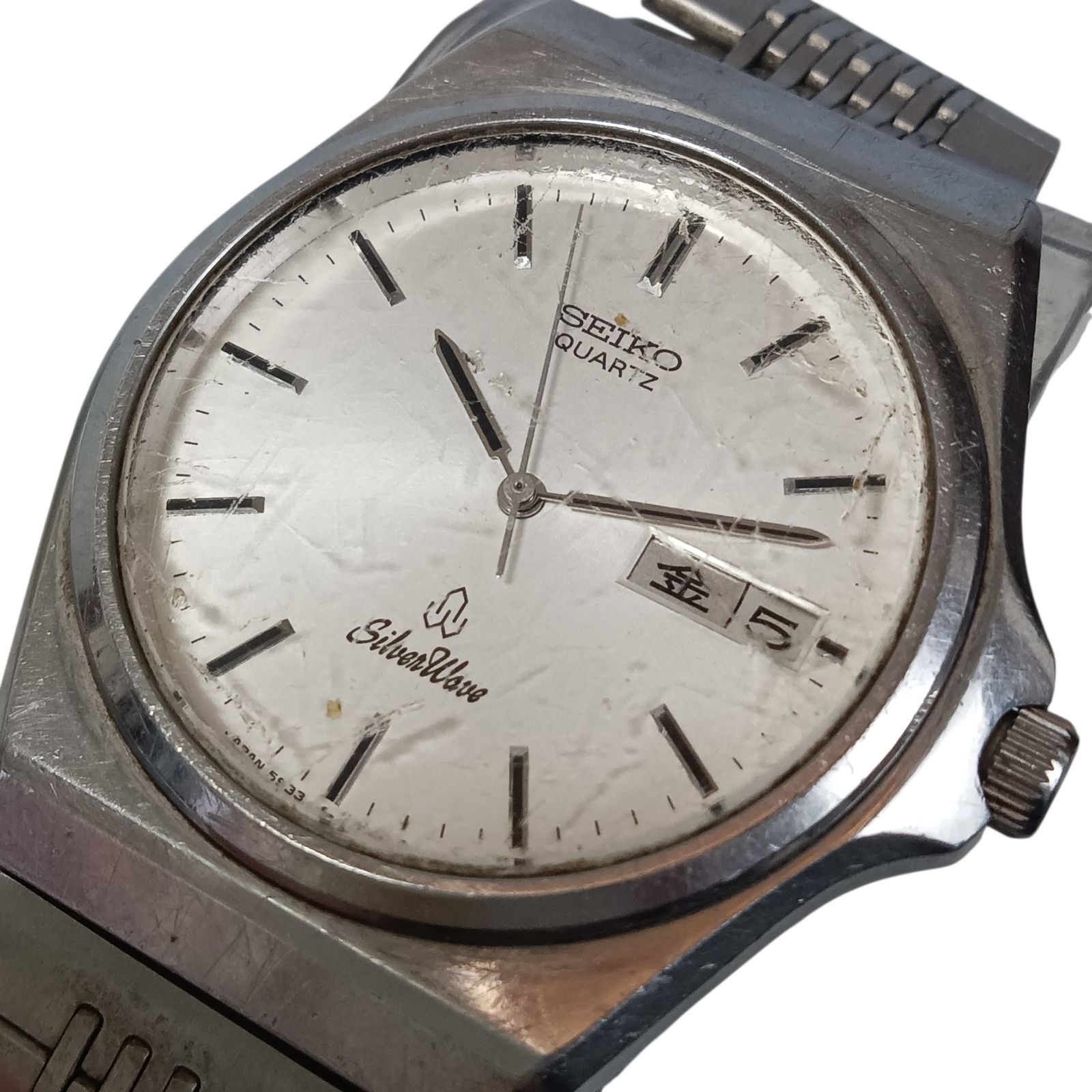 稼働 良品】1205-3 SEIKO Silver Wave セイコー シルバーウェーブ 5933
