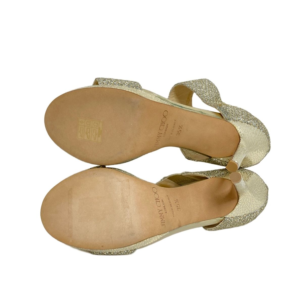 JIMMY CHOO(ジミーチュウ) パンプス 35 1/2 レディース - シルバー