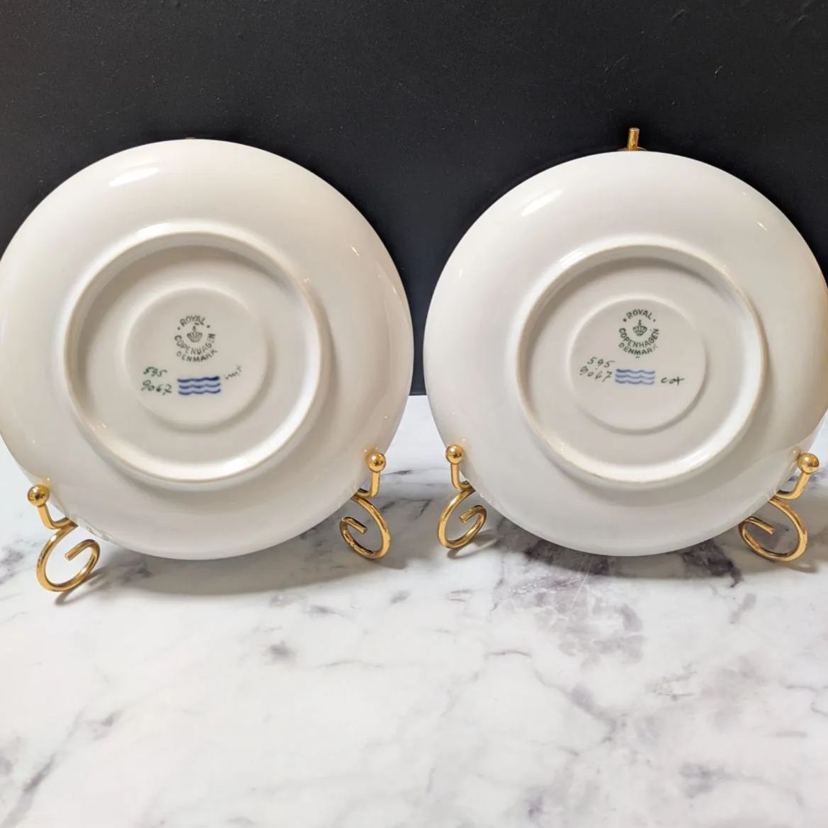 美品 ロイヤルコペンハーゲン ゴールデンバスケット ブラウンローズ