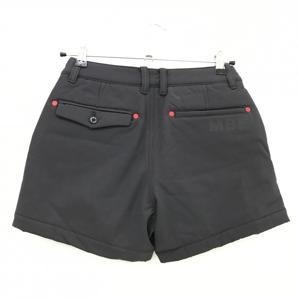 マスターバニー ショートパンツ 黒 裏起毛 ロゴプリント レディース 0