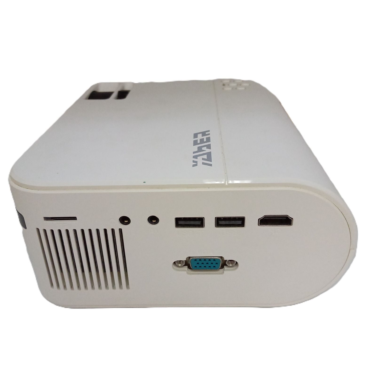X12011 プロジェクター YABER V2 ホワイト HDMI USB AV 内臓スピーカー
