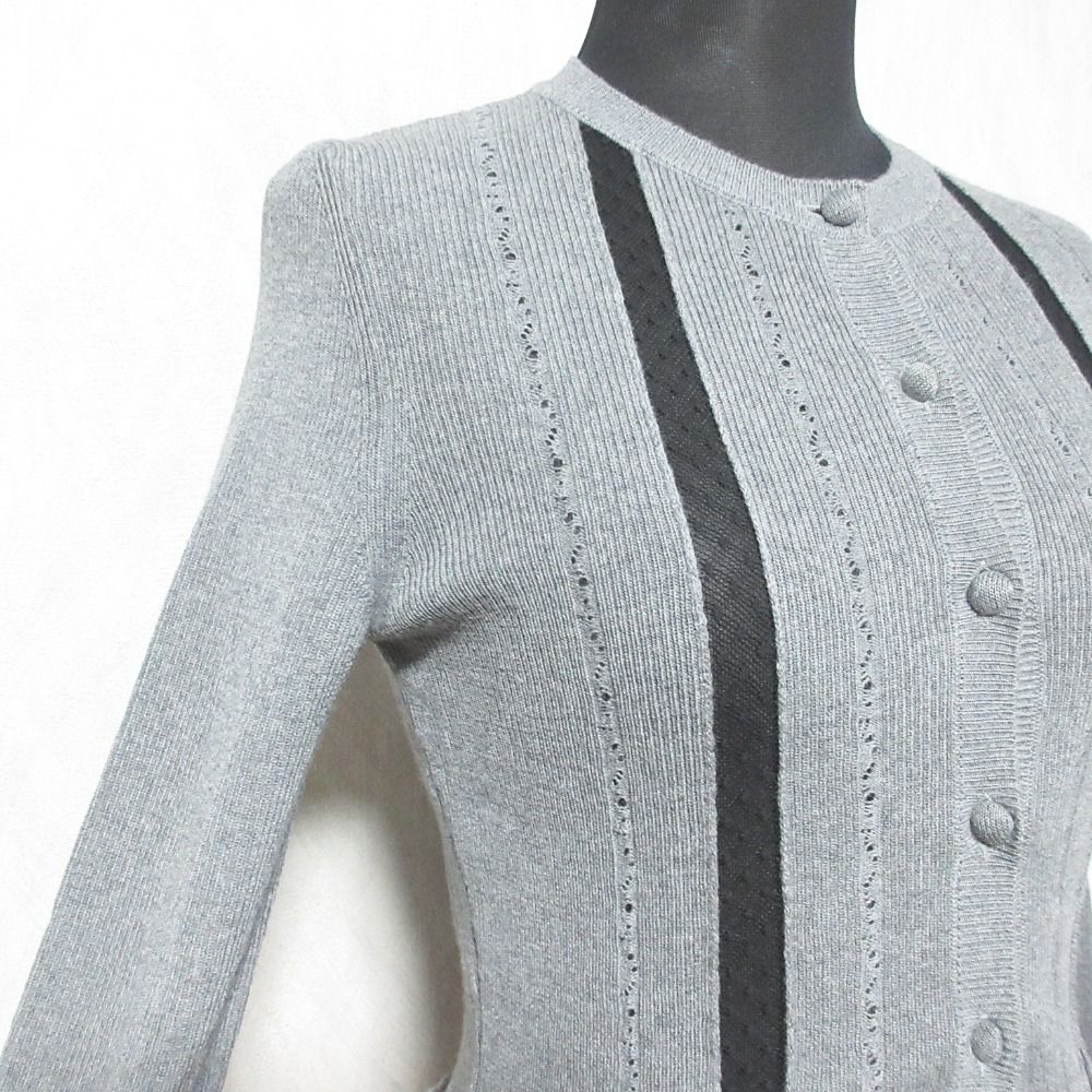 美品 RED VALENTINO レッドヴァレンティノ レーススリット ペプラム