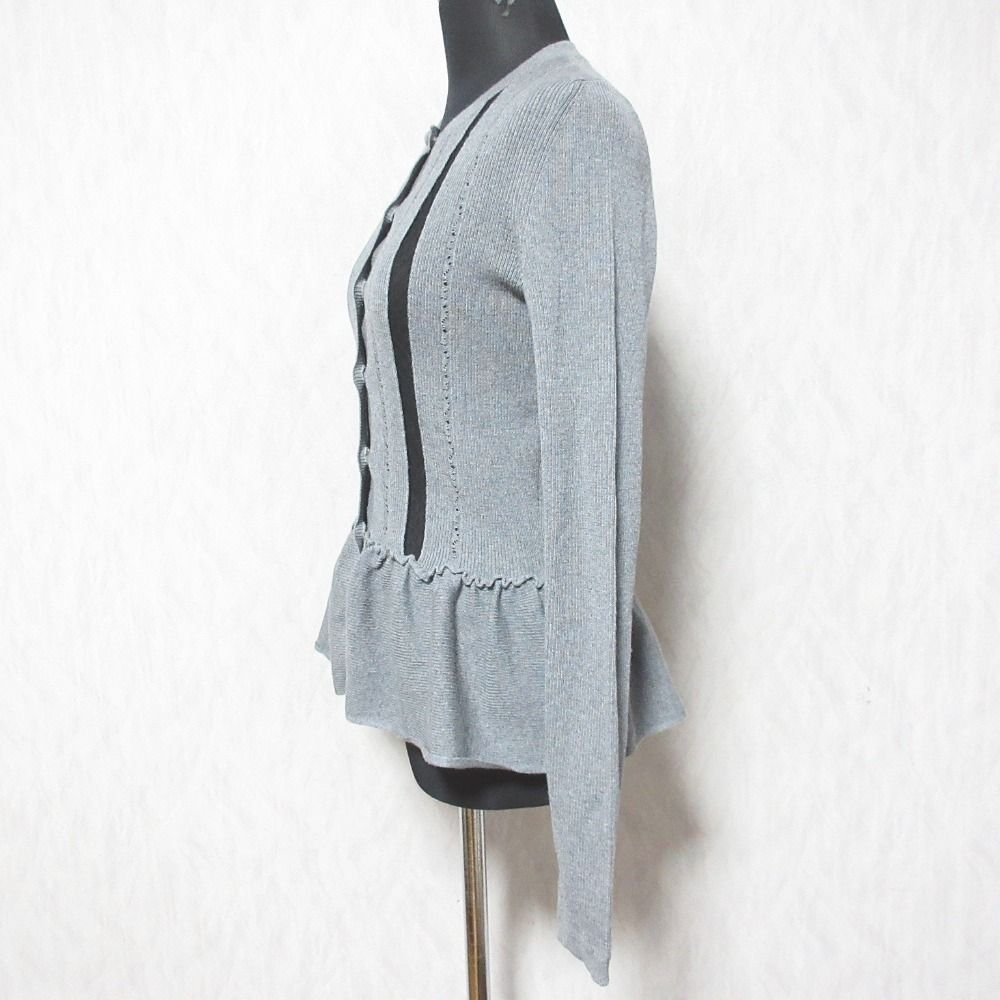 美品 RED VALENTINO レッドヴァレンティノ レーススリット ペプラム