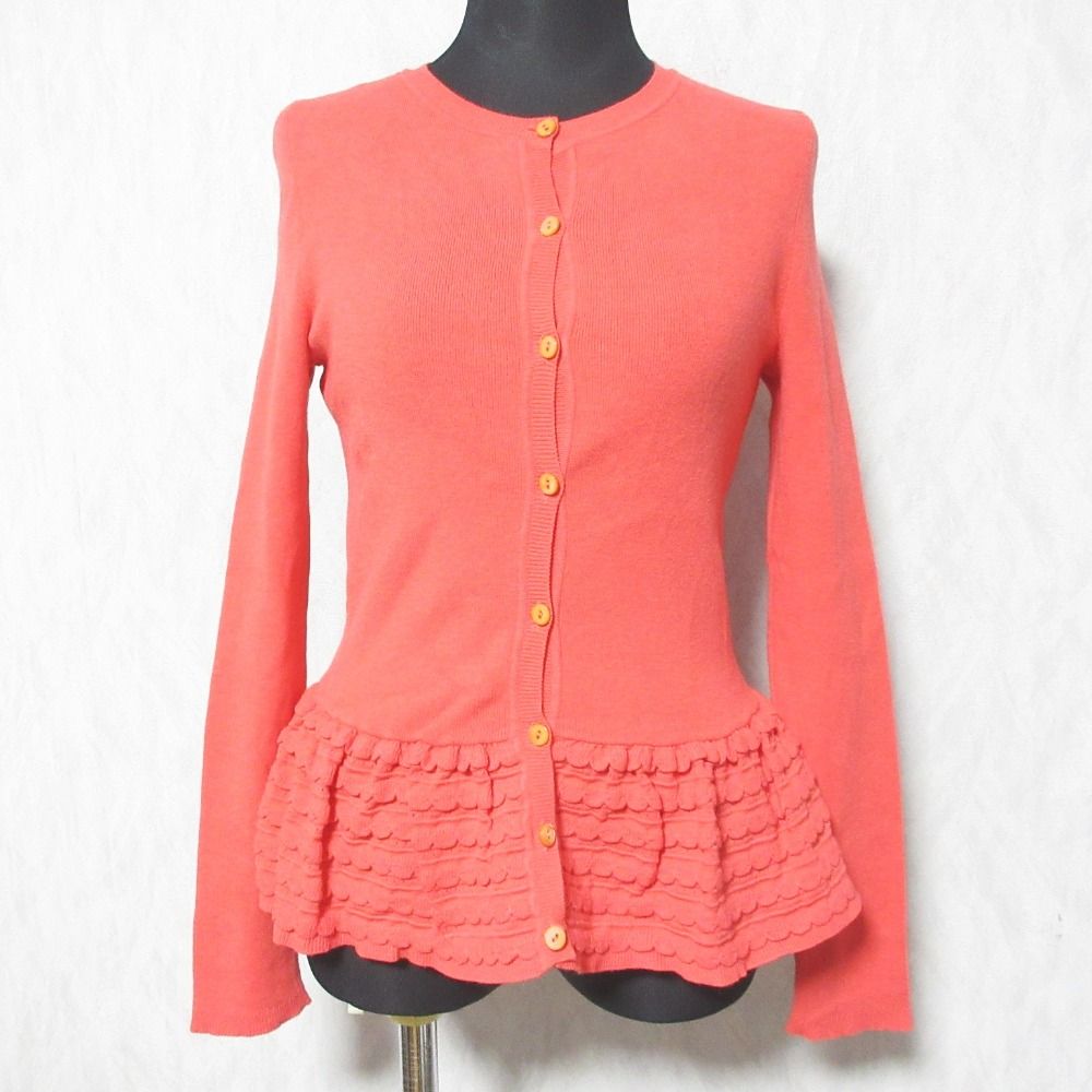 良品 RED VALENTINO レッドヴァレンティノ ティアード ペプラム ニット