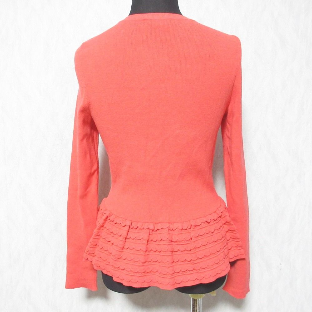 良品 RED VALENTINO レッドヴァレンティノ ティアード ペプラム ニット