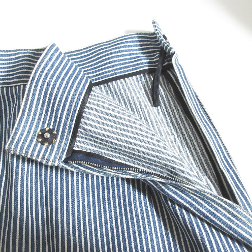 ベスト 美品 miumiu ミュウミュウ ストライプ スカート サイズ38  