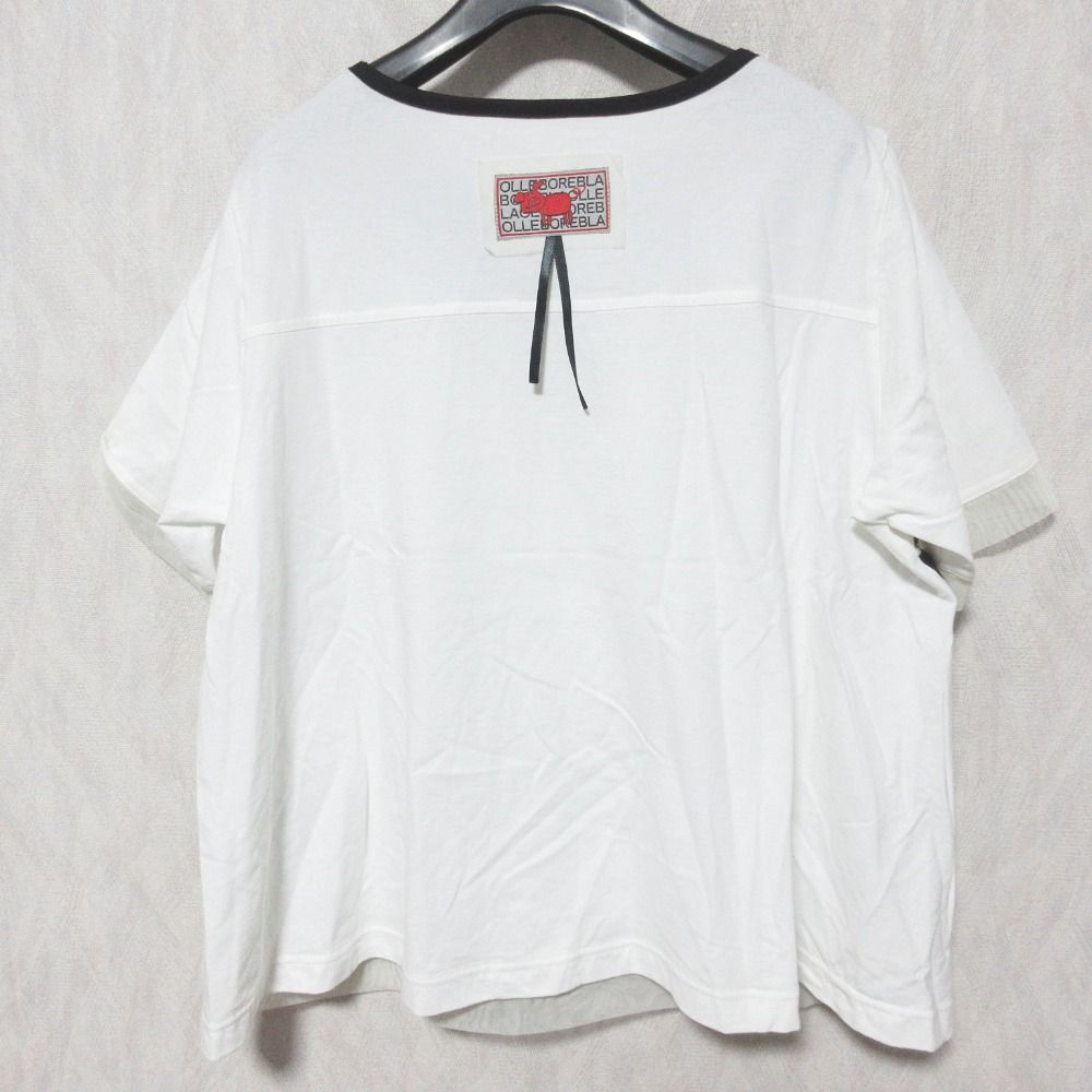 アルベロベロ オレボレブラ OLEBOREBLA ぶたさん カットソー 未使用 OLLEBOREBLA オレボレブラ アルベロベロ ぶたさん刺繍 ブラウス