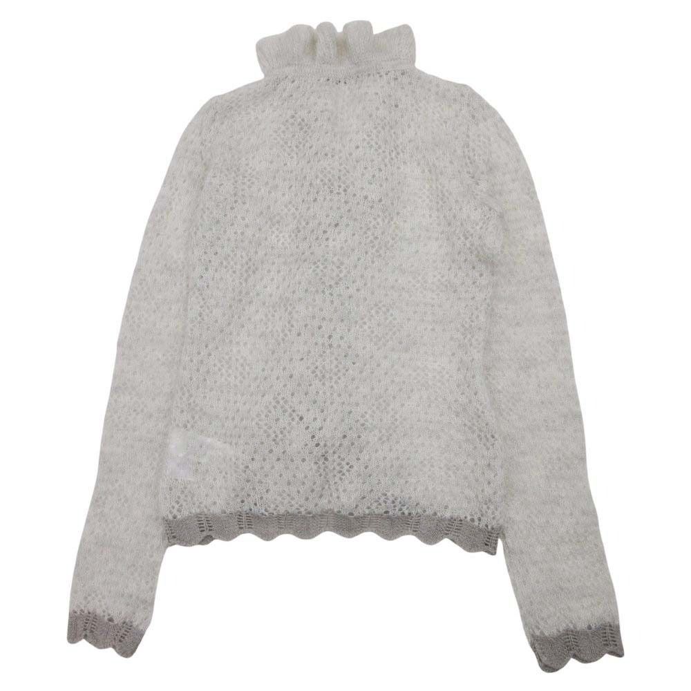 美品 ERMANNO SCERVINO エルマノシェルビーノ ラッフルフリル モヘア