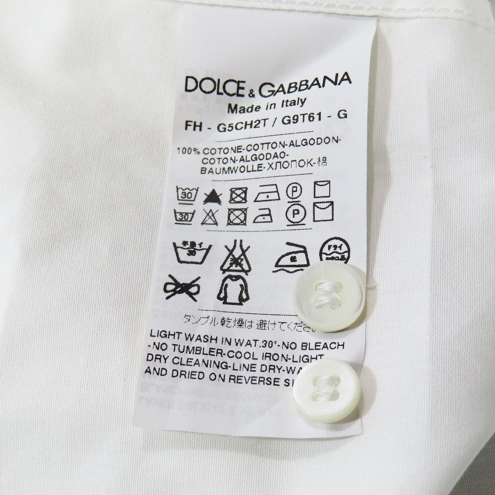 新品同様 DOLCE&GABBANA ドルチェアンドガッバーナ GOLD ドレスシャツ