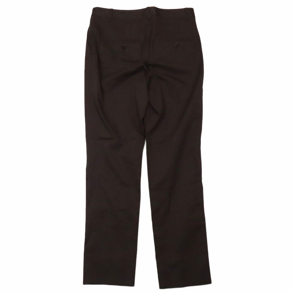DOLCE GABBANA ドルチェアンドガッバーナ チノパンツ スラックス センタープレス ジップフライ コットン 40 ブラウン レディース 古着
