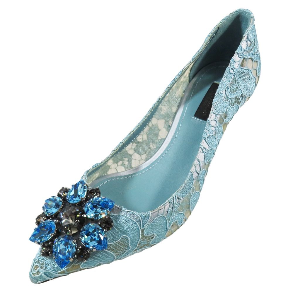 新品同様 DOLCE&GABBANA ドルチェアンドガッバーナ タオルミナレース