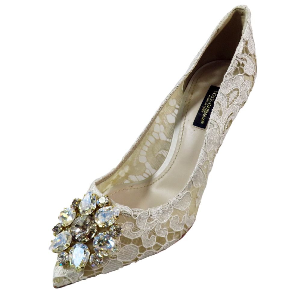 新品同様 DOLCE&GABBANA ドルチェアンドガッバーナ タオルミナレース