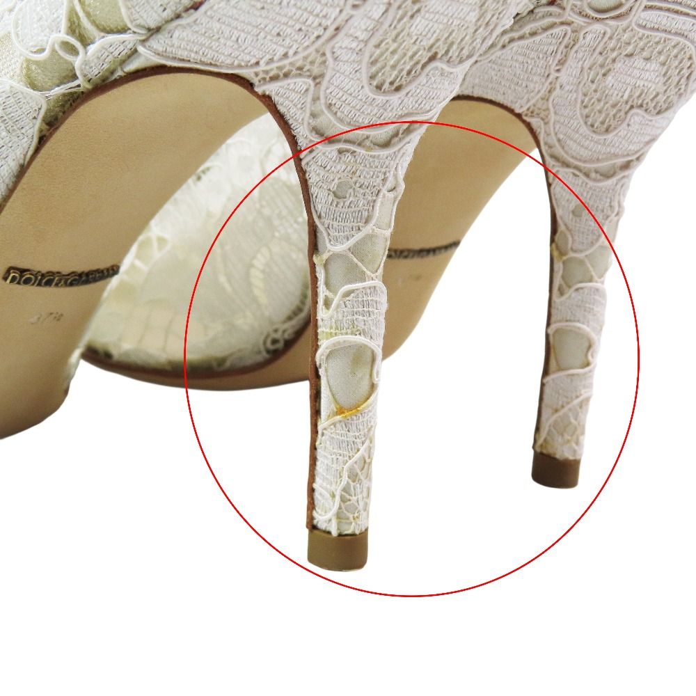 新品同様 DOLCE&GABBANA ドルチェアンドガッバーナ タオルミナレース