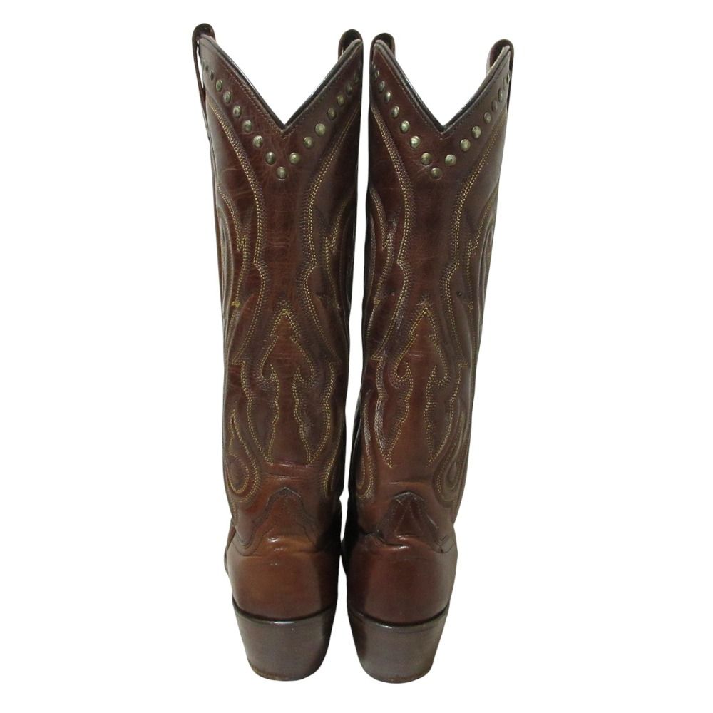 BUFFALO バッファロー レザー ウエスタンブーツ サイズ37 約23.5 cm ブラウン レディース 古着