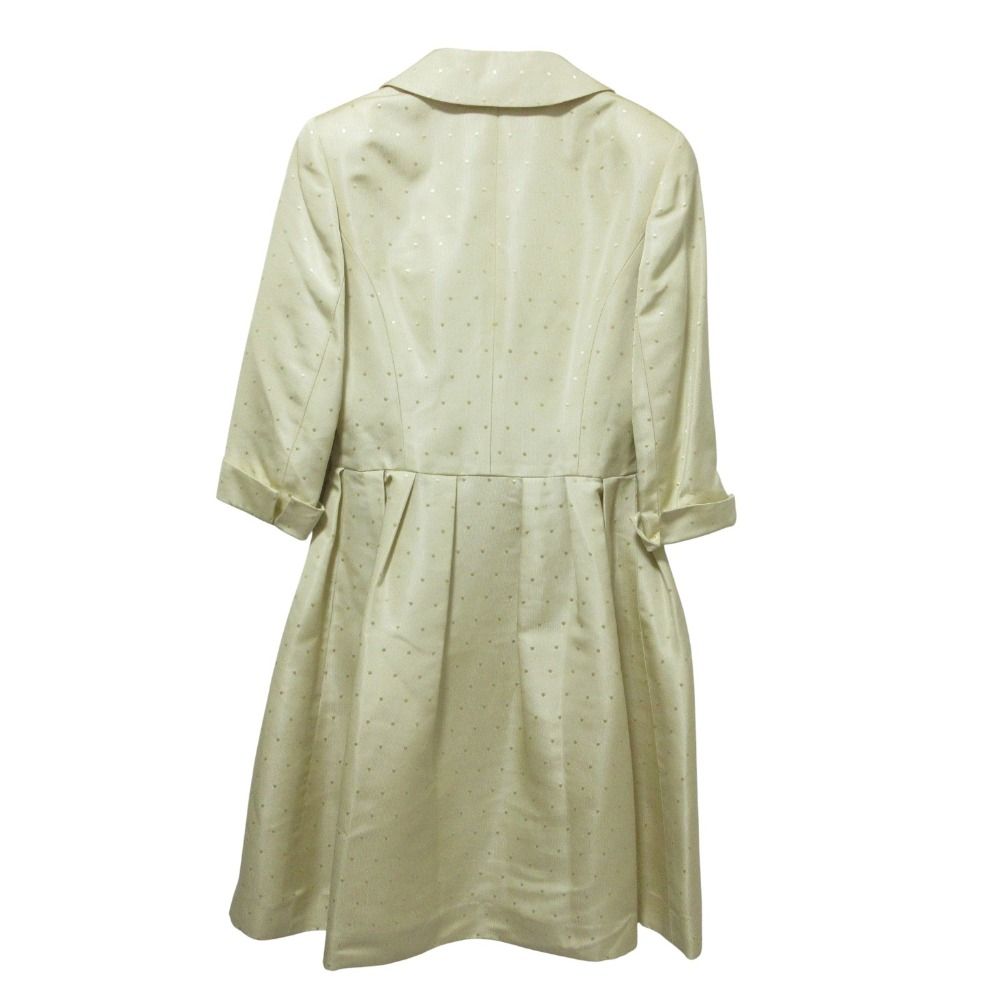 良品 Rene ルネ tissue シルク ドット刺繍 七分袖 スプリング