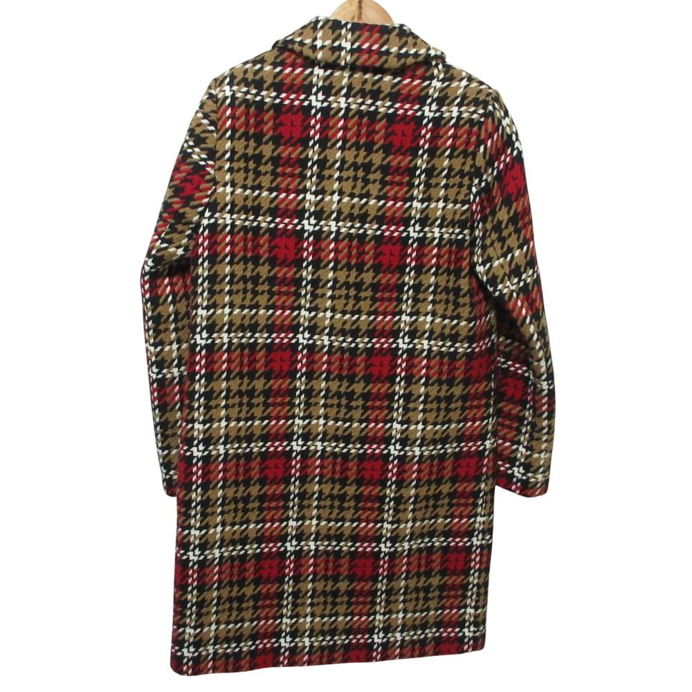美品 Be Blumarine ビーブルマリン チェックツイード チェスターコート