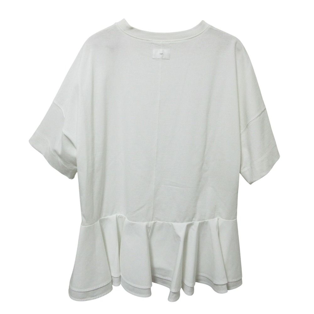美品 25SS yori ヨリ Solid Back Flare Tee ソリッドバックフレアT