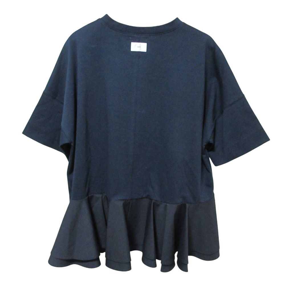 美品 25SS yori ヨリ Solid Back Flare Tee ソリッドバックフレアT
