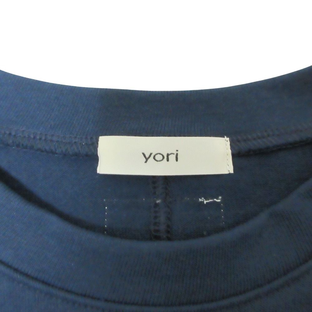 美品 25SS yori ヨリ Solid Back Flare Tee ソリッドバックフレアT