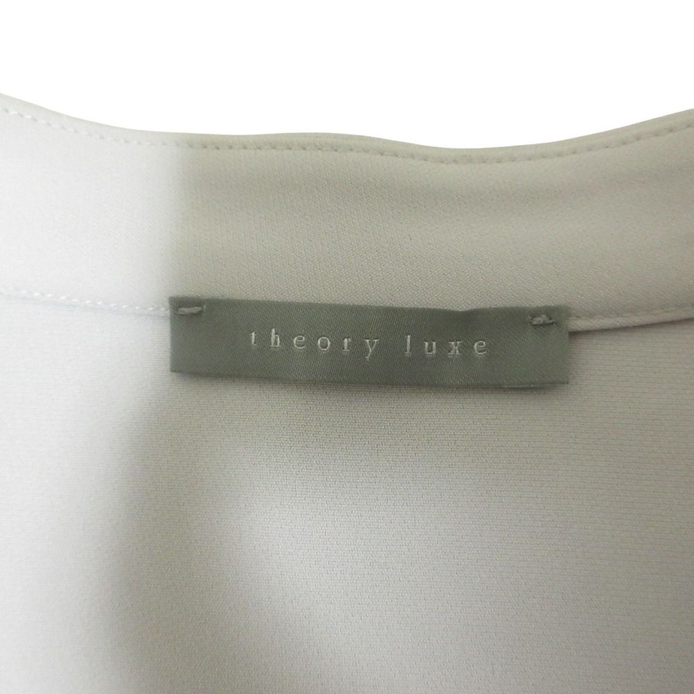 美品 25SS Theory luxe セオリーリュクス LUVE WALLI 長袖 ブラウス 38