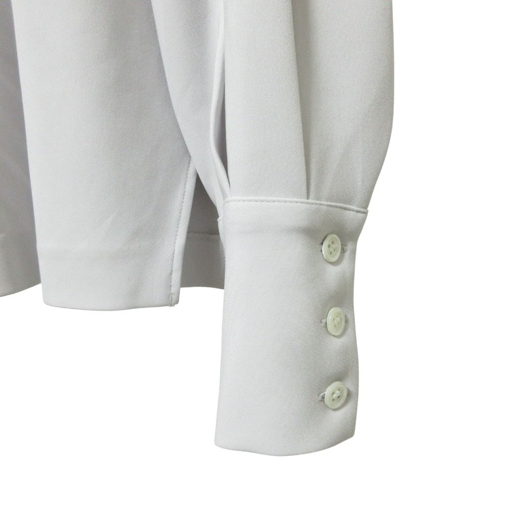 美品 25SS Theory luxe セオリーリュクス LUVE WALLI 長袖 ブラウス 38