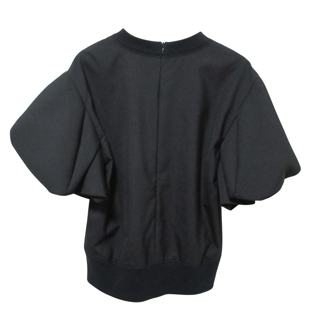 美品 24SS sacai サカイ 異素材 切替 ドッキング ボリュームスリーブ