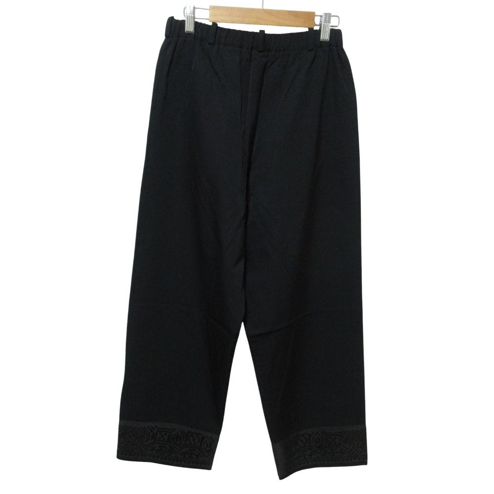 80 90 s Y’s ワイズ ヨウジヤマモト ウールテーパードパンツ YT P 36 126 ブラック メンズ レディース 古着