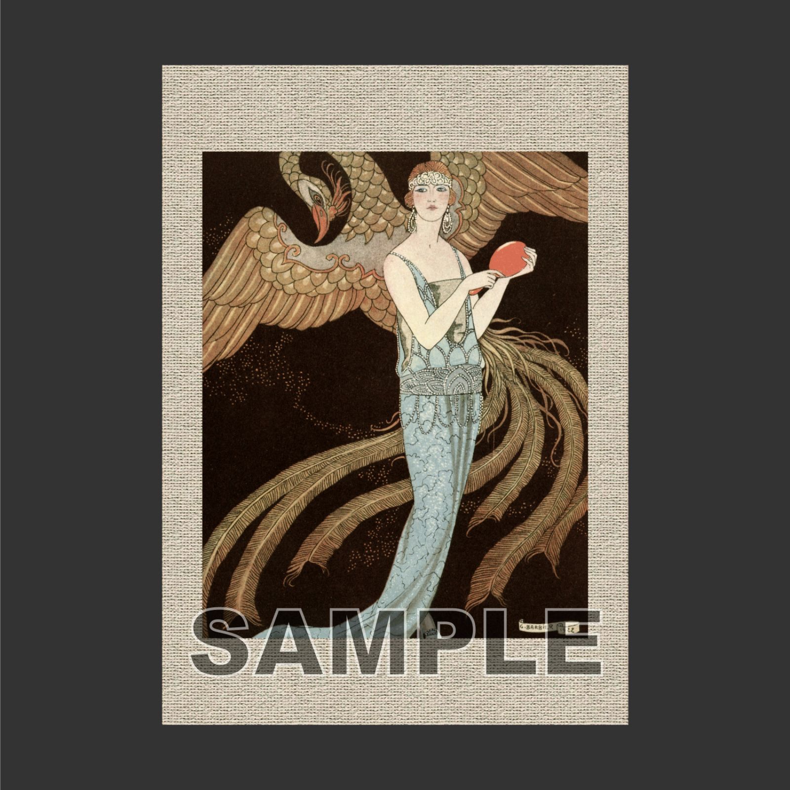 アート　ジョルジュ　バルビエ ジョルジュ・バルビエ（George Barbier）「 魔法 」（1922） アール