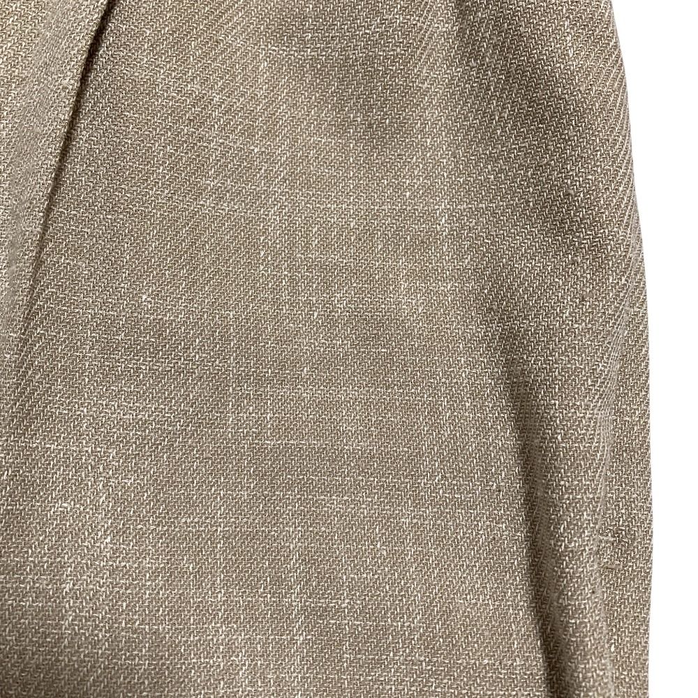 美品 23SS yori ヨリ リネンライクハンサムパンツ イージー スラックス