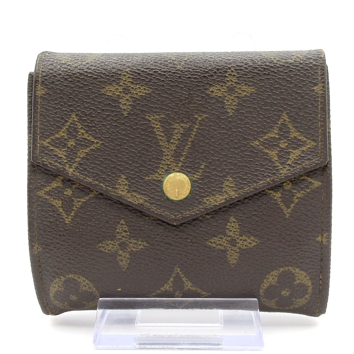 LOUIS VUITTON(ルイヴィトン) Wホック財布 モノグラム ポルトモネビエ