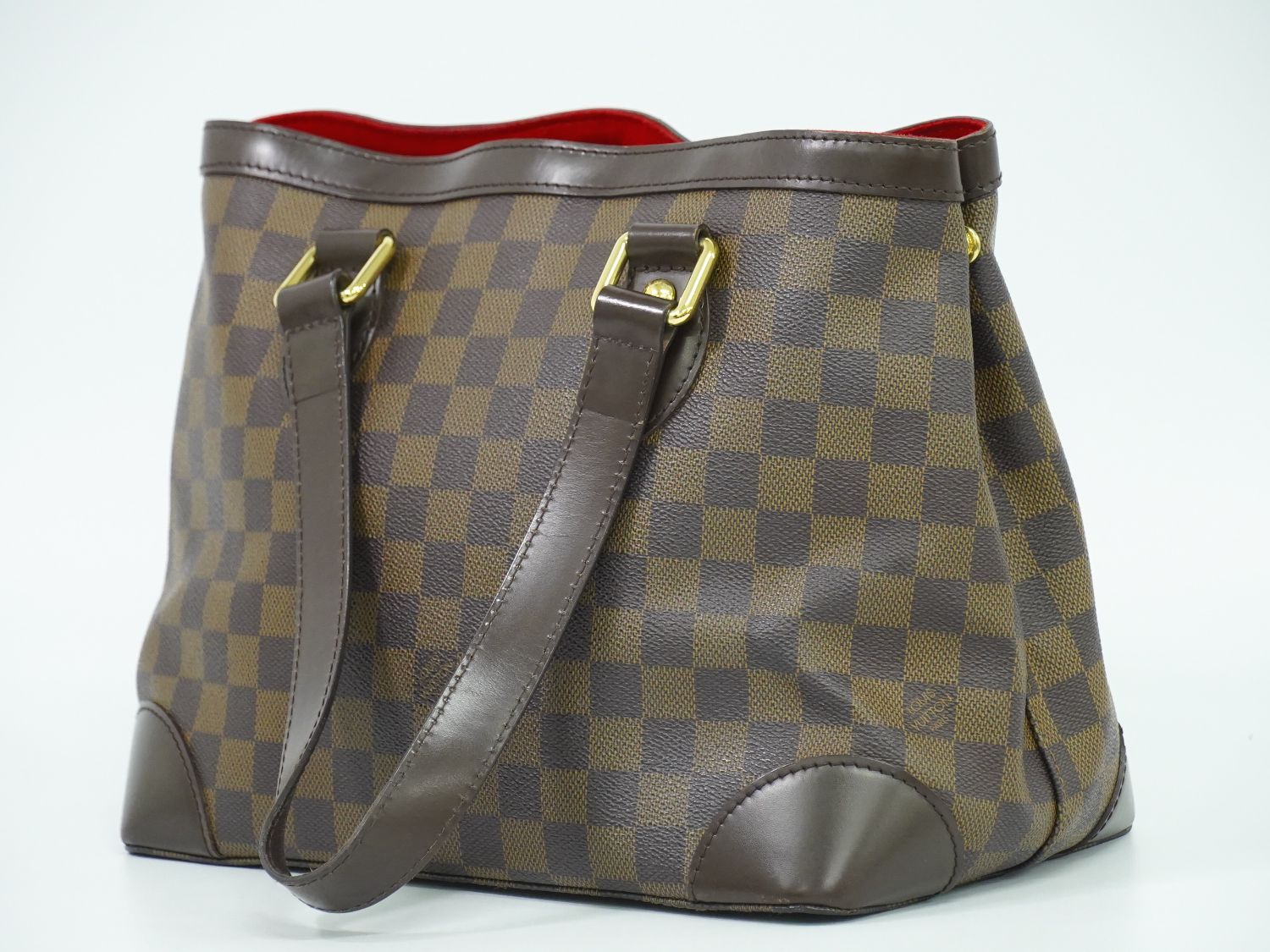 本物 ルイヴィトン LOUIS VUITTON LV ハムステッド PM ダミエ エベヌ