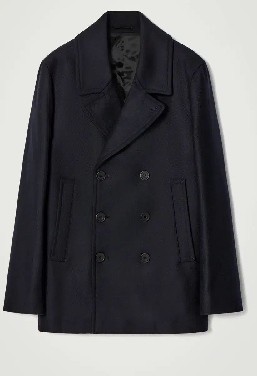 コス ダブルブレスト ピーコート cos 52