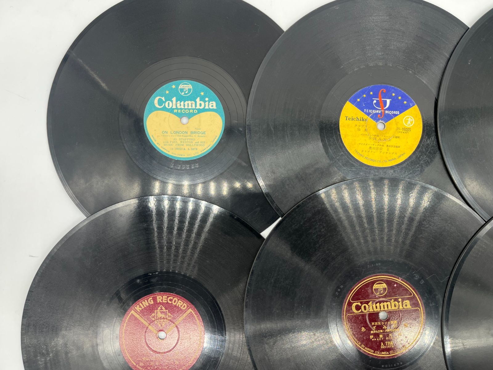 SPレコード　Chansons de Paris Columbia 5枚 SPレコード Chansons de Paris Columbia 5枚 SPレコード Chansons de