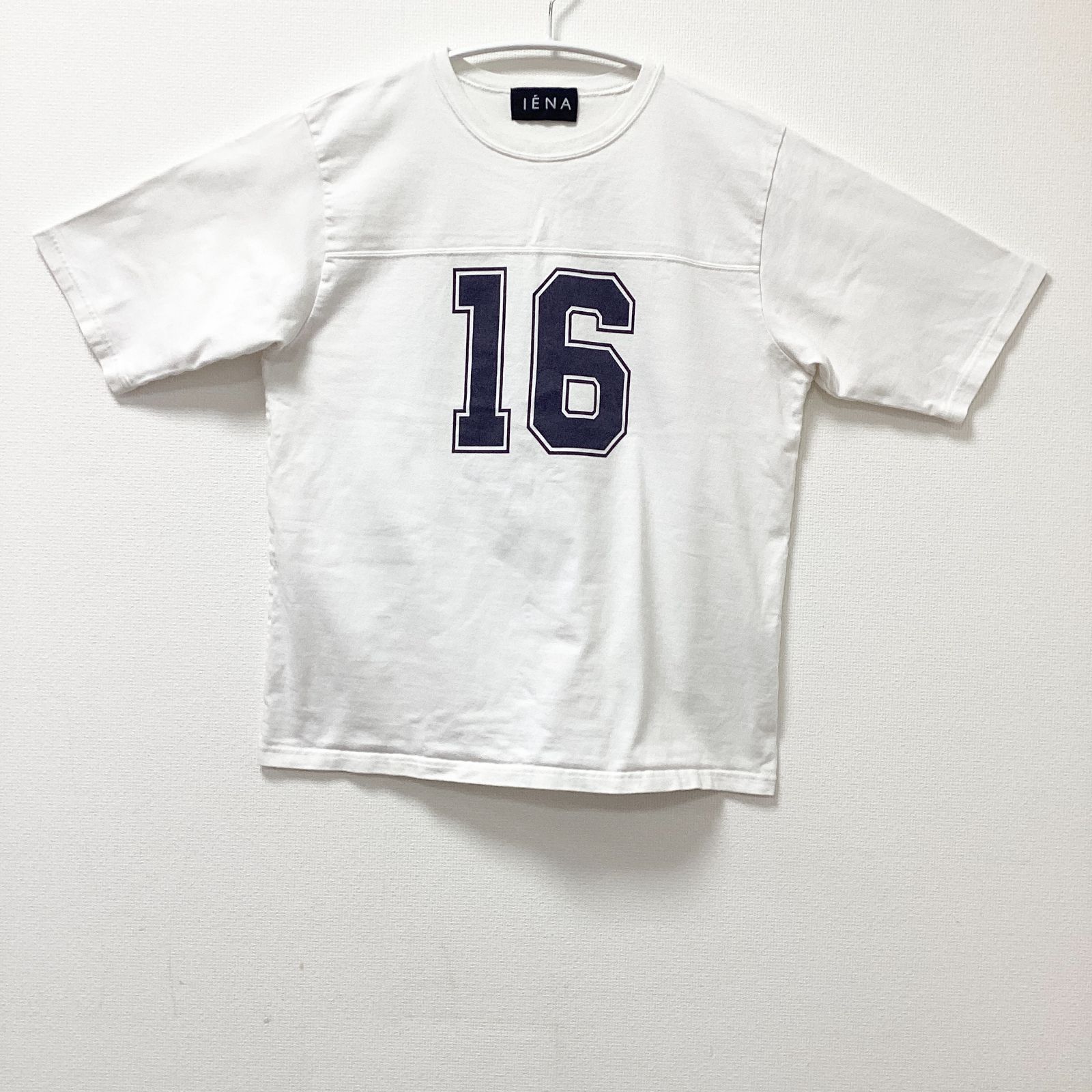 古着 美品 IENA イエナ NUMBERING ナンバリング16 フットボールTシャツ